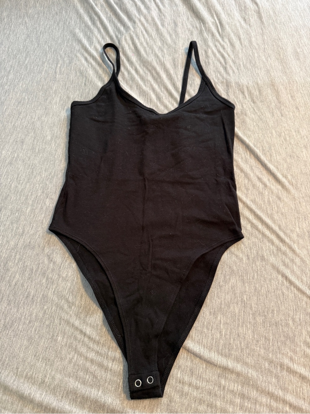 Forever 21 Black Spaghetti Strap Girls' Bodysuit